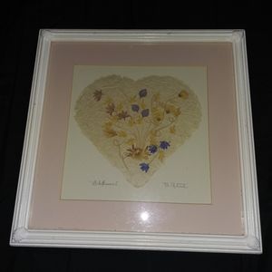 Vintage Pressed Flower Art *cottagecore*